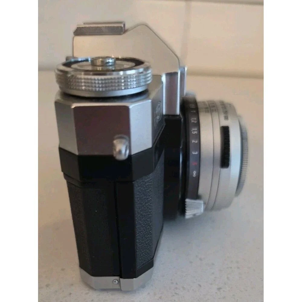 Zeiss Ikon Contaflex Super 35mm Film SLR Camera Tessar 2.8/50 Untested